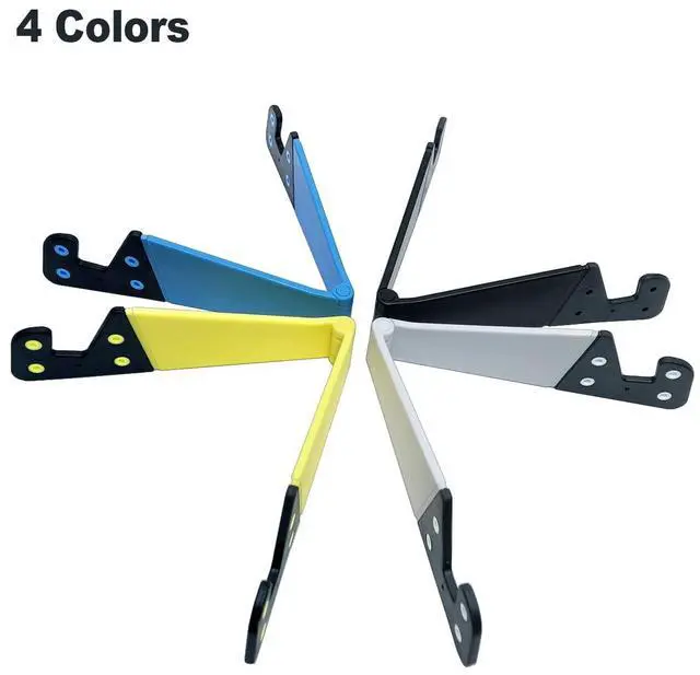 Alt view image 3 of 6 - 4 Pack Cell Phone Stand, Foldable Phone Holder for Desk Compatible with Phone 16 15 14 13 12 11 Pro Xs Xs Max Xr X 8, Nintendo Switch, All Phones