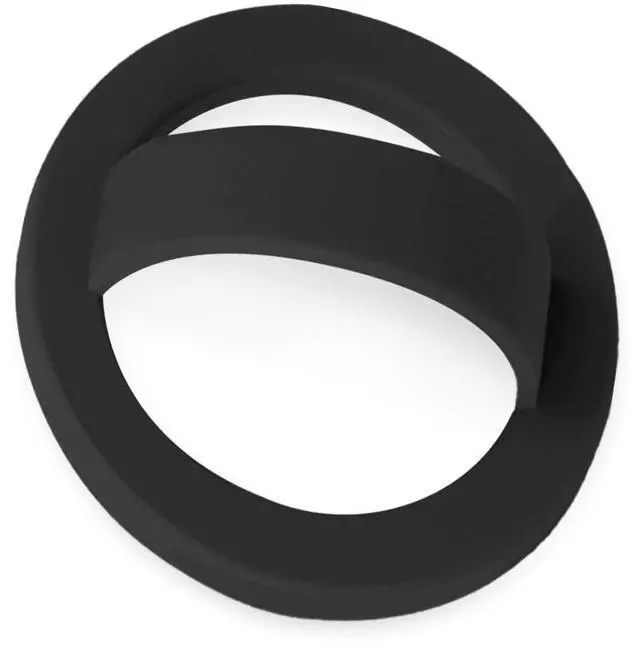 Main image of Magnetic Silicone Ring Grip Phone Holder, Loop Grip Phone Holder,Magnetic Phone Loop,Magsafe Phone Grip,Compatible with Magsafe for iPhone 16/15/14/13/12 Series (Black)