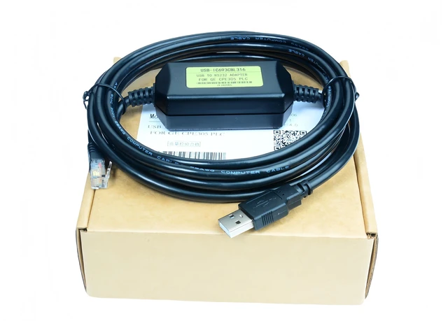 Alt view image 4 of 5 - Washinglee IC693CBL316 USB Programming Cable for GE PLC IC695CPE305 IC693CPU35X Series, for IC693CBL316 Replacement, 10 FT