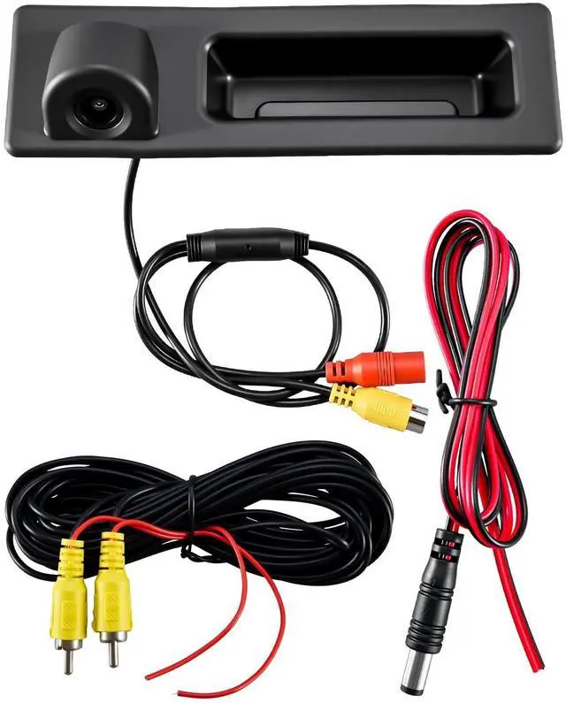 Main image of HD 1280x720p Trunk Handle Backup Camera Fit for BMW F Series 3/4/5 X3 X4 F30 F32 F10 F11 F25 2010-2019, Rear View Reverse Camera with Video Cable Power Cord Replace 51247463163
