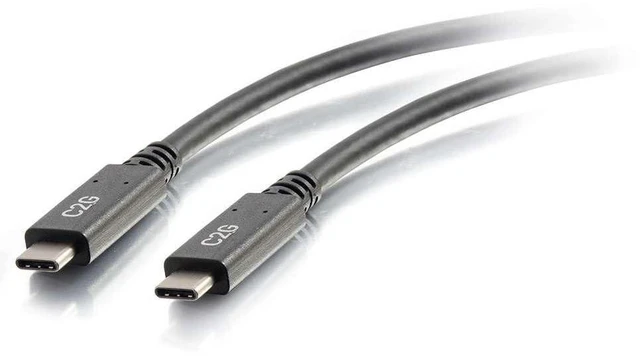 Main image of C2G 28830 USB-C Cable - USB-C 3.1 (Gen 1) Male to Male Cable (3A Charging) (3 Feet, 0.91 Meters)