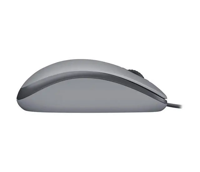Alt view image 5 of 5 - Logitech M110 Wired USB Mouse, Silent Buttons, Comfortable Full-Size Use Design, Ambidextrous PC/Mac/Laptop - Grey