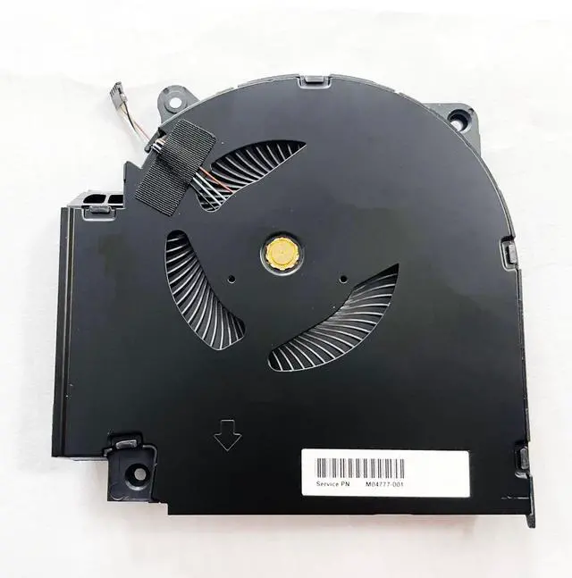 Alt view image 3 of 5 - CPU+GPU Cooling Fan Replacement for HP Envy 15-EP 15T-EP000 15-EP0001DX 15-EP0008CA 15-EP0010CA 15-EP0010NR 15-EP0020CA 15-EP0025CL 15-EP0035CL 15-EP0061NR 15-EP0098NR M04777-001 M04776-001 DC12V