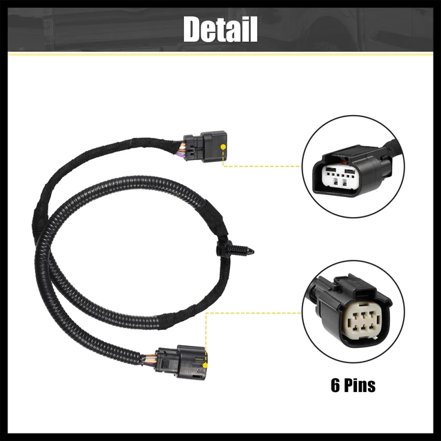 Alt view image 4 of 5 - Hihaha BL3Z14A411A Rear View Back Up Camera Wire Harness for Ford F-150 2010-2014 ^^Durable^^1 Pcs