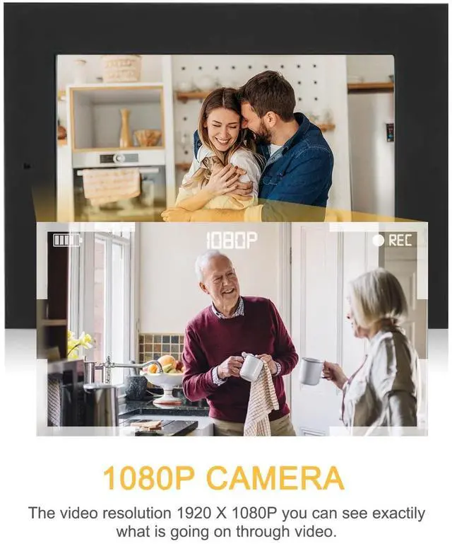 Alt view image 2 of 5 - Jigayao Indoor Security Camera Hidden Camera Photo Frame,1080P Picture Frame Spy Cameras Nanny Cam with Motion Detection,Mini Secret Cameras Video Spy Cam for Home Office-No WiFi Needed No Audio