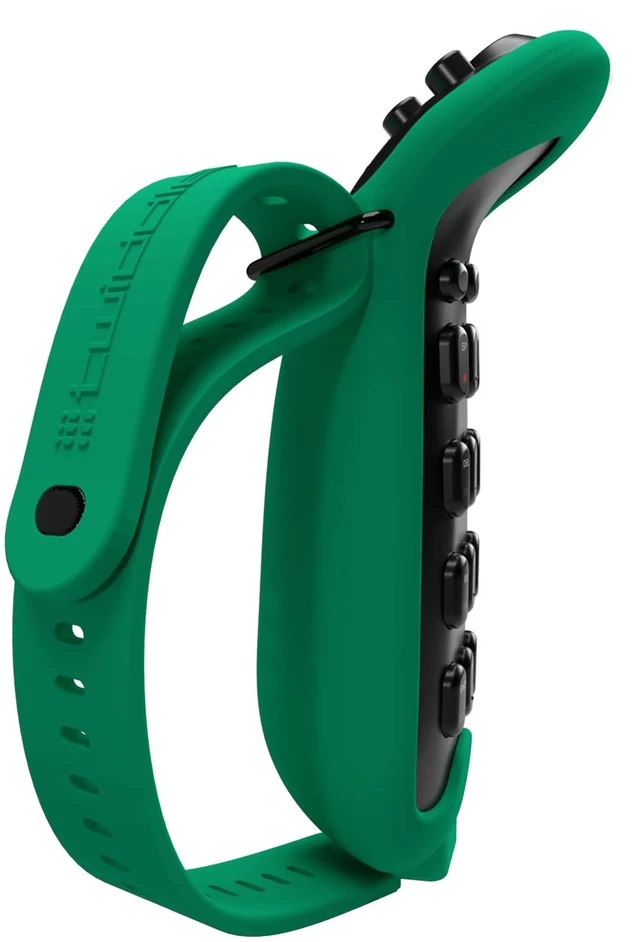 Alt view image 3 of 4 - Twiddler4 - Back Body/Green Wrap - Single Hand Chording Keyboard and Mouse Wireless Bluetooth Mini Keyboard Handheld Pocket Rechargeable Keyboard for PC iPhone iPad Samsung Android Tablet