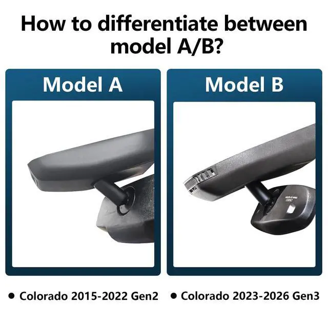 Alt view image 2 of 5 - Mangoal Front 4K & Rear 1080p Dash Cam Custom fit for Chevy Colorado 2023 2024 2025 2026 WD LT Z71 ZR2 Work Truck Trail Boss(Model B), Integrated OEM Look, UHD 2160P Video, Free App & WiFi, 128GB Card