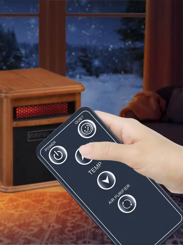 Alt view image 5 of 5 - ZWP Remote Control Replacement Compatible for EdenPURE Gen2 A5095 A5152 Portable Heater