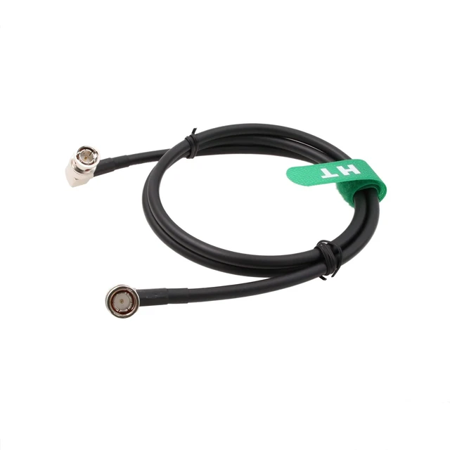 Alt view image 2 of 3 - HangTon High Flex 12G 3G HD SDI 75 ohm Coaxial Video Cable 4K 60P Right Angle Male BNC to BNC Canare LV-61S for Blackmagic Komodo Alexa Atomos Broadcast Camera Monitor 1M