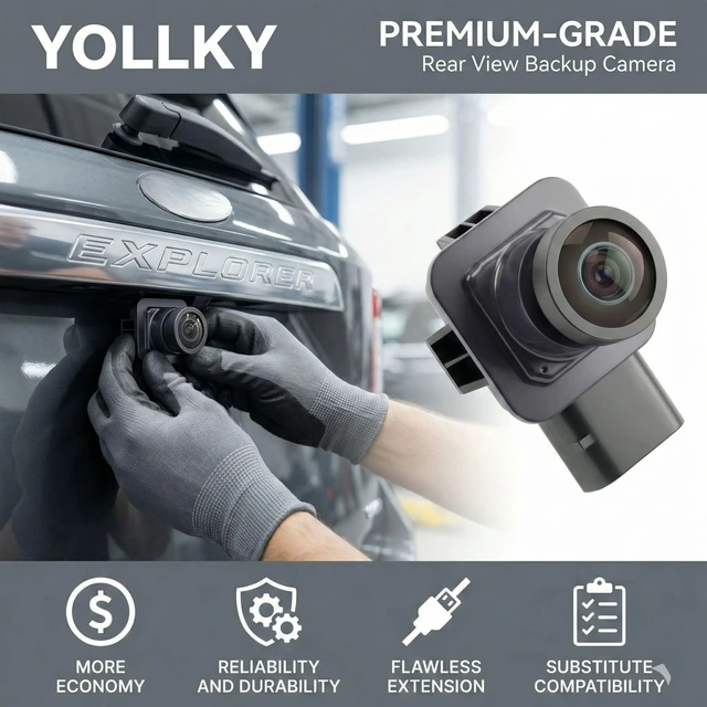 Alt view image 2 of 5 - Rear View Backup Camera for Ford Explorer 2011-2015