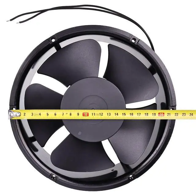 Alt view image 3 of 5 - WQSING Cooling Fan RAH2260B1-C 220V-240V 0.25/0.26A 220 * 60mm 50/60Hz 2-Wire High Temperature