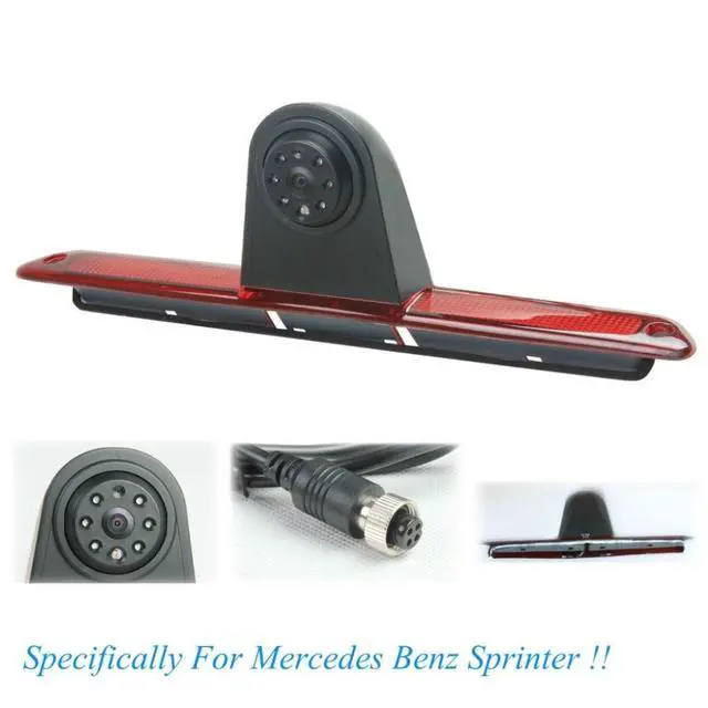 Alt view image 2 of 5 - KNRAGHO Sprinter Brake Light Backup Camera Compatible for B E N Z Sprinter/Crafter Vans (Without Monitor and Without led Light)