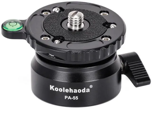 Main image of Koolehaoda Tripod Leveling Base, Aluminum Half Ball 15 with Bubble Level