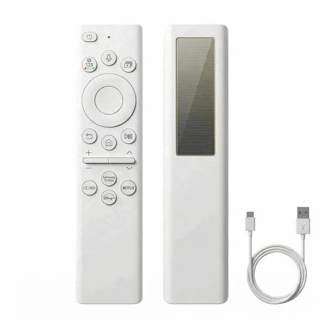 Main image of BN59-01391A Samsung Frame TV Remote, for 2018-2025 Samsung Remote Control for Smart TV with Voice Control Rechargeable Solar Cell USB-C, Compatible with Samsung Neo QLED, OLED, Cryst