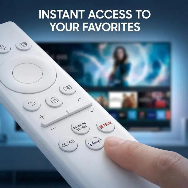 Alt view image 5 of 5 - BN59-01391A Samsung Frame TV Remote, for 2018-2025 Samsung Remote Control for Smart TV with Voice Control Rechargeable Solar Cell USB-C, Compatible with Samsung Neo QLED, OLED, Cryst