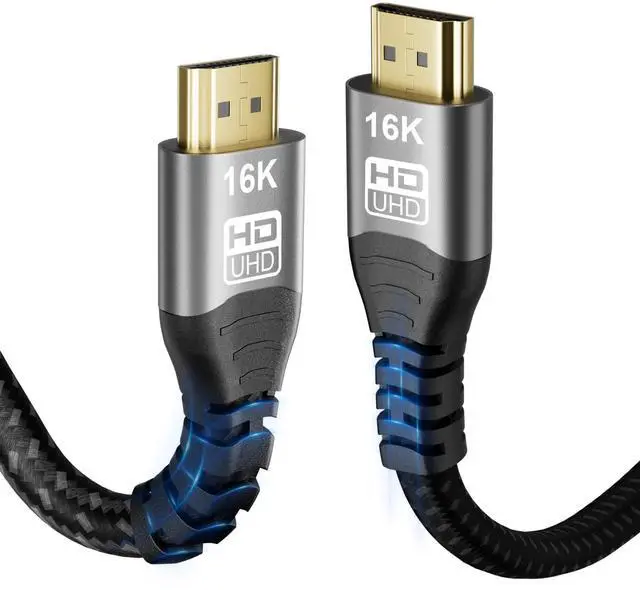 Main image of MOPOCHG 16K 10K 8K HDMI 2.2 Cable 96 Gbps 5 FT, Ultra High Speed HDMI Cable 16K 30Hz 8K/120Hz 4K 240HZ eARC HDCP 2.2&2.3 HDR10+ Dolby Compatible with PS5 PlayStatio5 TV PC Monitor Xbox Series
