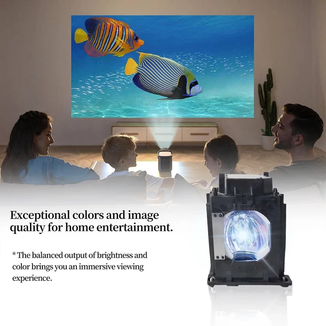 Alt view image 5 of 5 - SORNEICDR 915P049010 Replacement Projector Lamp Bulb Compatible with Mitsubishi for WD-52631 /WD-57731 /WD-57732 /WD-65731 /WD-65732 /WD-Y57 /WD-Y65 Lamp Bulb Replacement with Housing