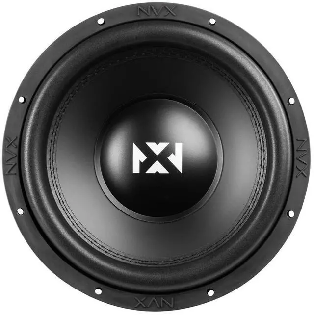 Alt view image 2 of 5 - NVX VS Series 12-inch True 600 watt RMS Dual 2-Ohm Car Subwoofer Aluminum Shorting Ring