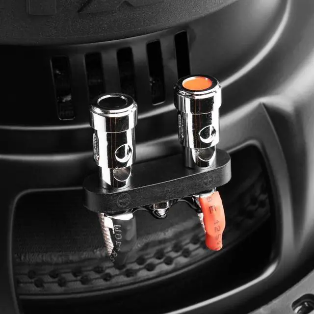 Alt view image 5 of 5 - NVX VS Series 12-inch True 600 watt RMS Dual 2-Ohm Car Subwoofer Aluminum Shorting Ring