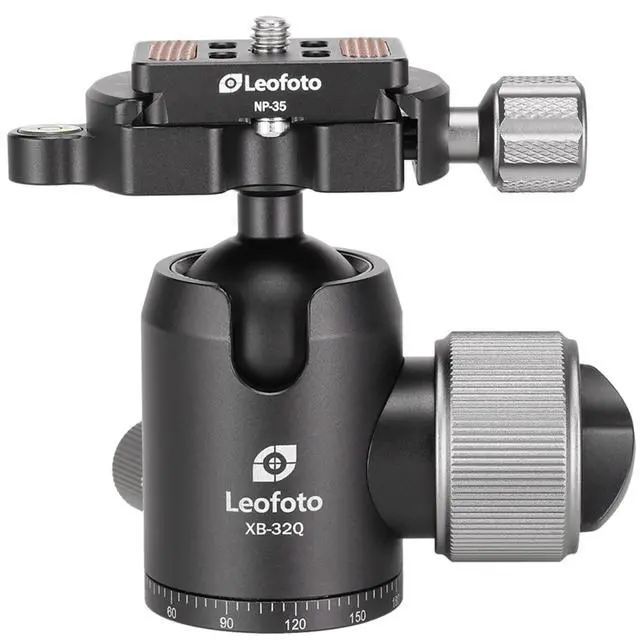 Alt view image 3 of 5 - Leofoto XB-32Q Ball Head with NP-35 Quick Release Plate ^^ Arca Compatible
