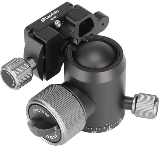 Alt view image 5 of 5 - Leofoto XB-32Q Ball Head with NP-35 Quick Release Plate ^^ Arca Compatible