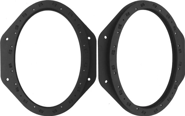 Main image of Exact Fit 6 x9 Front Door Speaker Adapters Compatible with Ford Expedition Explorer F150 F250 F350 F450 F550 F600 Lincoln Navigator - RSAK135_69-1 Pair