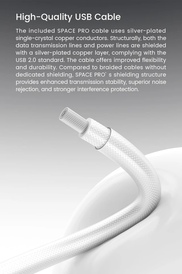 Alt view image 3 of 5 - TANCHJIM Space PRO Gaming AMP, Portable USB DAC Support Mic&Virtual 5.1/7.1