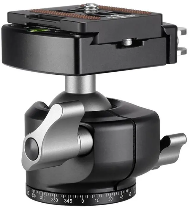 Alt view image 2 of 4 - Leofoto LH-LR Ball Head, Lever Release, Bubber Level, Low Profile, 3/8" Srew Hole, Arca Compatible (LH-30LR)