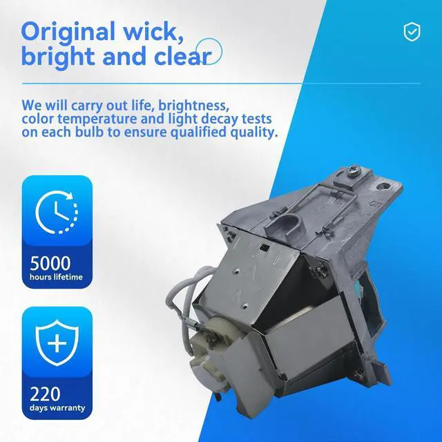 Alt view image 2 of 5 - ZMSTLAMP 5J.JGT05.001 Original Quality for BENQ MH733 TH671ST Projector Replacement Lamp Bulb