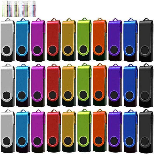 Main image of 2GB Bulk USB Flash Drive 50 Pack Nicepiten USB 2.0 Thumb Drive Pack - Color