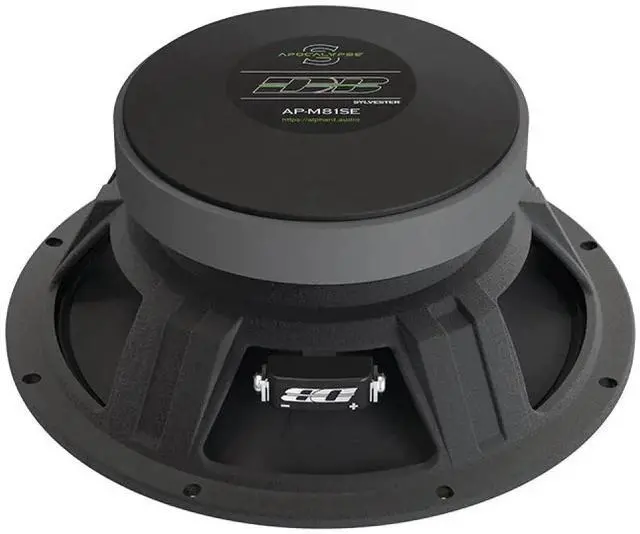 Alt view image 3 of 3 - Deaf Bonce Apocalypse Black 8" 170W RMS 4-Ohm Midrange Speakers Pair/AP-M81SE