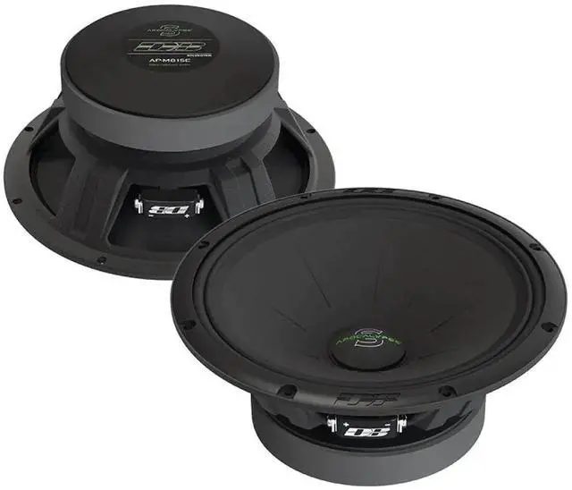 Alt view image 2 of 3 - Deaf Bonce Apocalypse Black 8" 170W RMS 4-Ohm Midrange Speakers Pair/AP-M81SE