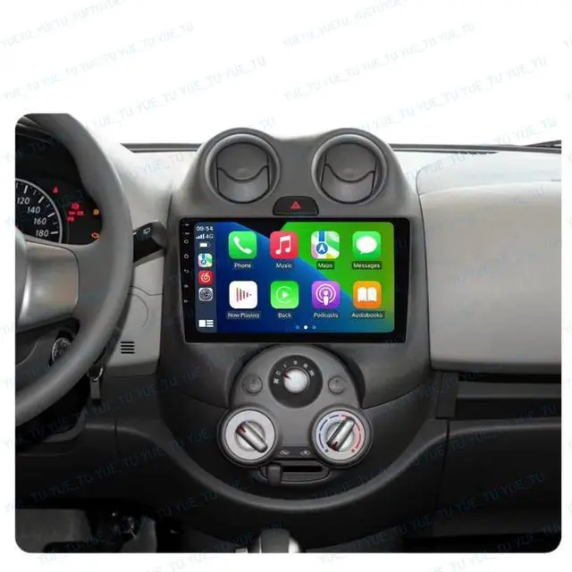 Alt view image 2 of 5 - 9Inch 2Din Installation Dash Kit Fits for Nissan March 2010-2017 Aftermarket Android Car Radio Stereo Mounting Fascia Panel