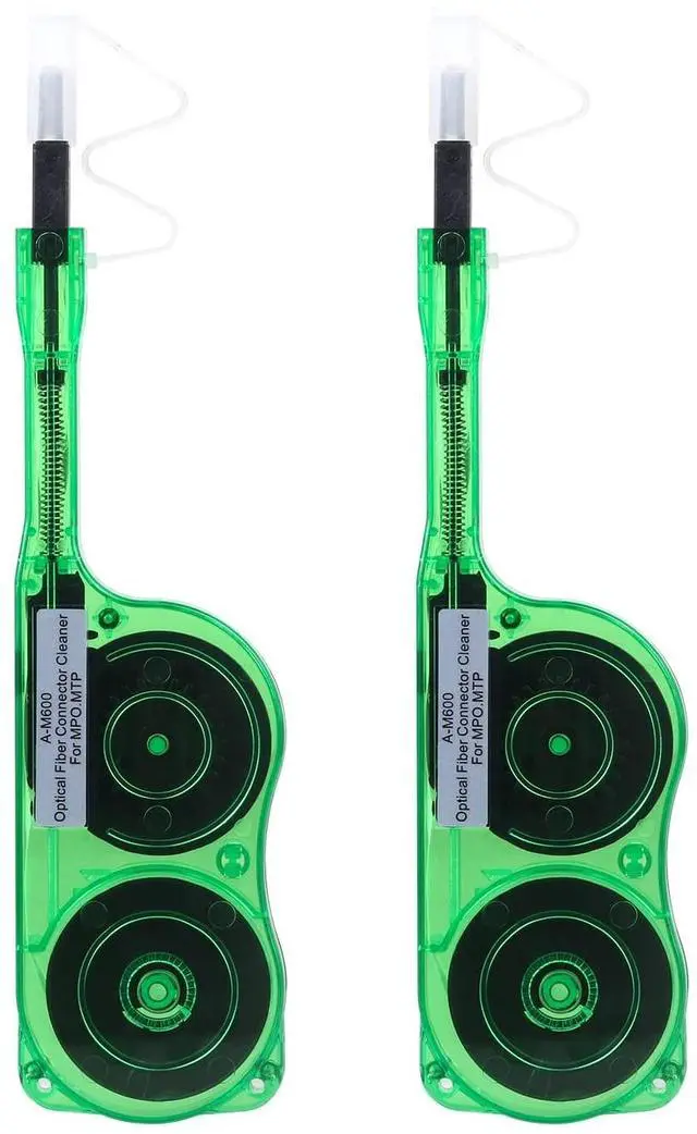 Main image of Duogalia 2 Pack Fiber Optic Cleaner Tools Cleaning Pen for MPO/MTP Connector, Optical Connector Cleaner Over 600 Cleans Fiber Endface Cleans & Optical Connector Cleans(Green)