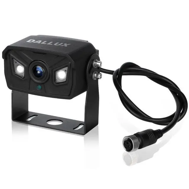 Alt view image 4 of 5 - Bus Truck Vehicle Backup Cameras Wide View Angle Cab Cam Rearview Reverse Waterproof Night Vision 4 Pin Camera for Travel Trailer/Pickup/Van/Oversize Truck/Fifth Wheel/RV Camper/Motor Home (12-24V)
