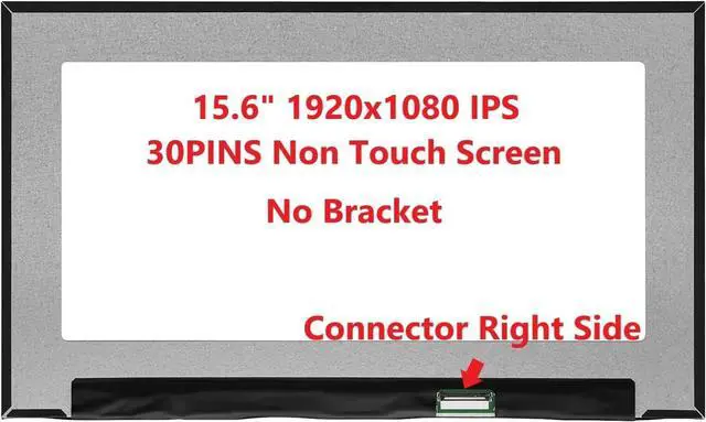 Alt view image 3 of 5 - Fullcom New 15.6 inch Screen Compatible with NV156FHM-N63 N156HCE-E51 Narrow Edge Replacement Screens