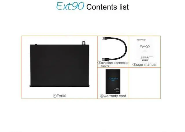 Alt view image 3 of 5 - Topping Ext90 Input Extender with 3 Balanced inputs and 1 Analog Input for Topping Pre90 A90 Discrete (Sliver)