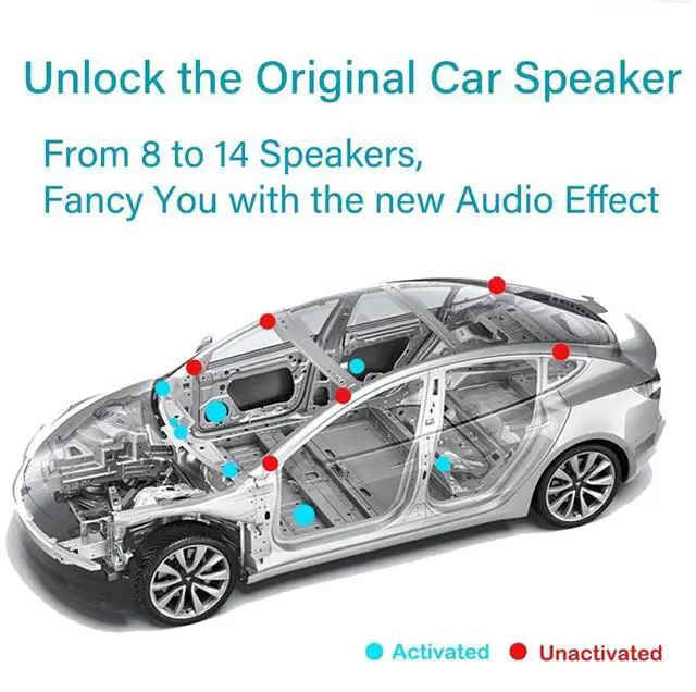Alt view image 2 of 5 - Upgrade Inactive Speaker Activation Wire Harness Fits for Model 3 SR+ Speakers 8-14 Cable Removal Tools (2018-2020)