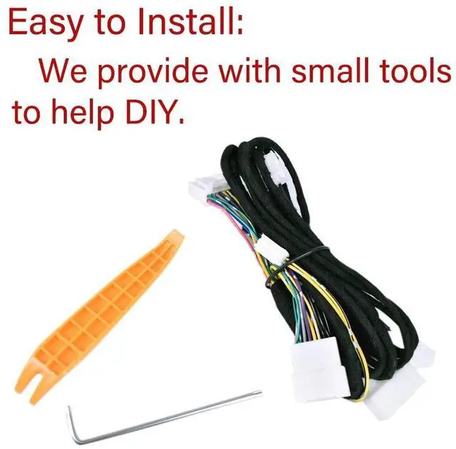 Alt view image 3 of 5 - Upgrade Inactive Speaker Activation Wire Harness Fits for Model 3 SR+ Speakers 8-14 Cable Removal Tools (2018-2020)