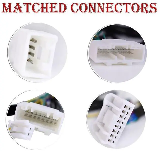Alt view image 4 of 5 - Upgrade Inactive Speaker Activation Wire Harness Fits for Model 3 SR+ Speakers 8-14 Cable Removal Tools (2018-2020)