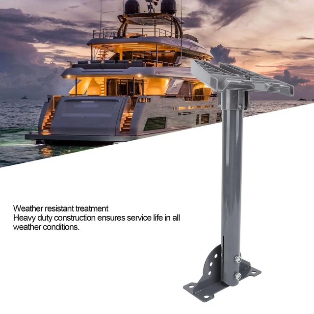 Alt view image 3 of 5 - Fabater Mounting Kit, Adjustable Roof Mount Kit for Gen 3, Heavy Duty Pivot Roof Mount RV Mounting Kit for Internet Kit Satellite for RV, Yacht (Gray)