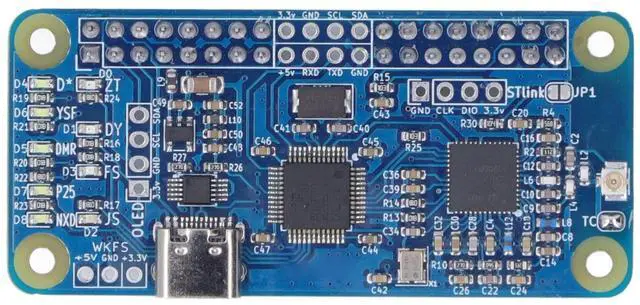 Alt view image 3 of 5 - Hilitand MMDVM Module, MMDVM Hotspot Main Board with Pin Header Supports for BlueDV