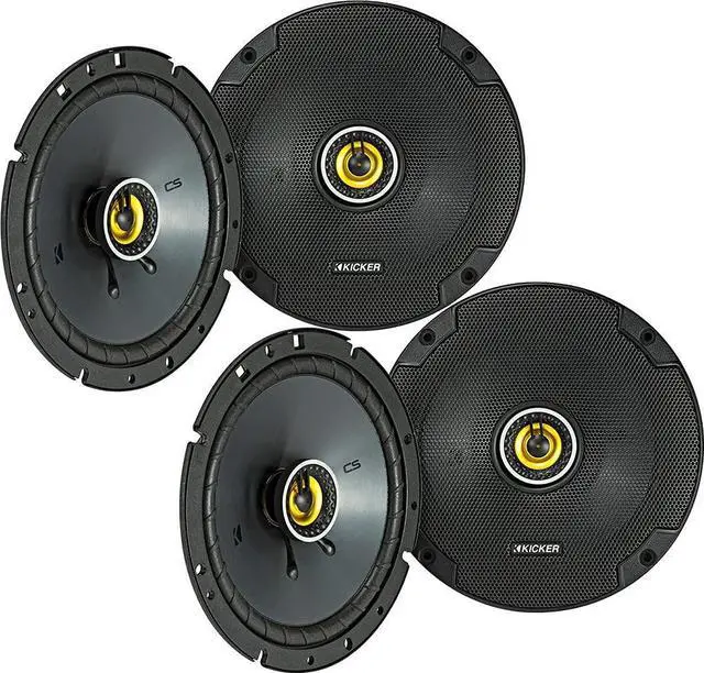 Main image of KICKER Speaker Package of 2 Items: Four 6.75" CS Series Coaxial Speakers 4-Ohm - 2X 46CSC674