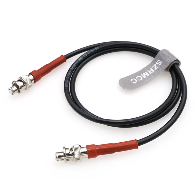 Alt view image 3 of 5 - SZRMCC SHV Male to SHV Male Coaxial Cable 50ohm High Voltage 5000V Test Cable for Thorlabs' Piezo Amplifier BPA100 (3m)