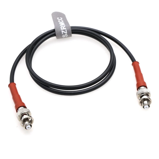 Alt view image 5 of 5 - SZRMCC SHV Male to SHV Male Coaxial Cable 50ohm High Voltage 5000V Test Cable for Thorlabs' Piezo Amplifier BPA100 (3m)