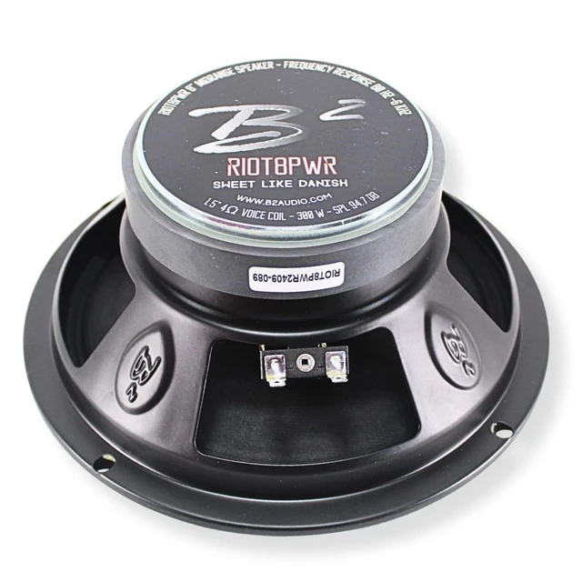 Alt view image 5 of 5 - B2 Audio 8.5" 4-Ohm 150W RMS Mid-Range UV/Water Resistant Pair of Speakers RIOT