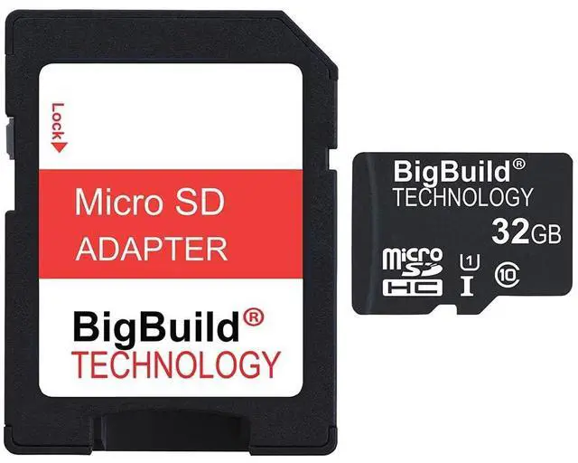 Main image of BigBuild Technology 32GB Micro SDHC Memory Card for Motorola Moto G, Power/Stylus Smartphone