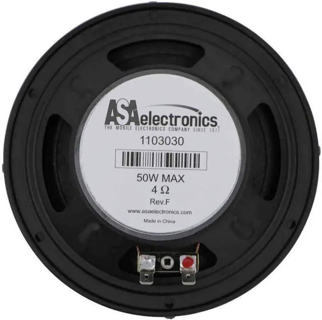 Alt view image 2 of 2 - Jensen 1103030 5.25" Coaxial Speaker, Black, 50 Watts RMS Power, 70Hz - 20kHz Frequency Response, 4 Ohms Nominal Impedance, 5.25" Grille Diameter (Sold Separately), 1.75" Mounting Depth, 8 oz. Magnet