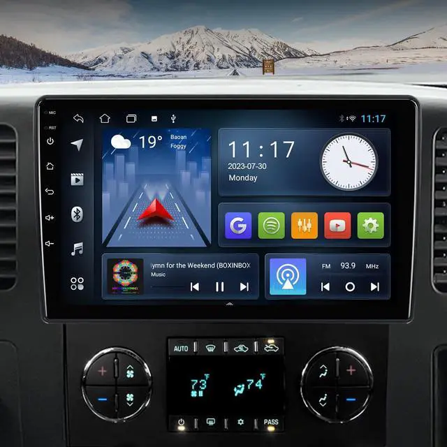 Main image of 2+32G Aumume 10.1 inches Android 10 Double Din Car Stereo for Chevrolet/GMC/Buick IPS Touchscreen Screen Car Radio with Carplay & Android Auto Support Backup Camera GPS Navi FM BT