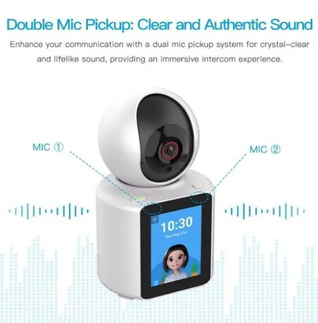 Alt view image 4 of 5 - Assistive Technology Services Voice Activated or one Button Press WiFi AI Camera. Contact Caregiver or Friends on a Second Camera or app Two Way Video and Voice